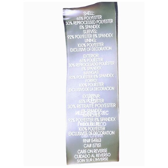 Calvin Klein Womens Black Sequins Short Sleeve Sheath Cocktail Dress Sz 10 New - Picture 10 of 11